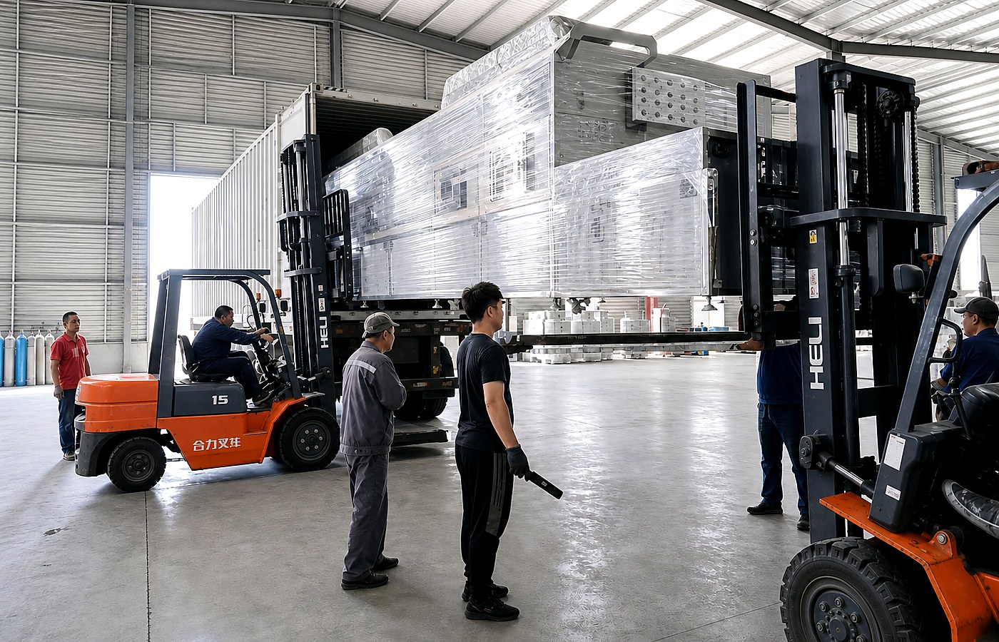 Packing and delivery loading