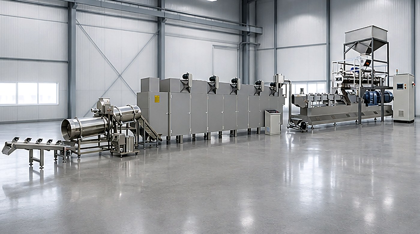 Fish feed production line