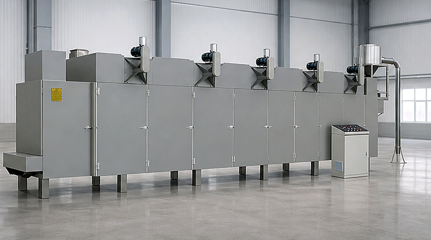 Hot air and steam drying oven